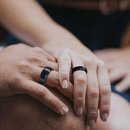 Unisex wolfraam ring 5mm SOMA