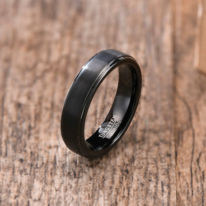 Unisex wolfraam ring 5mm SOMA