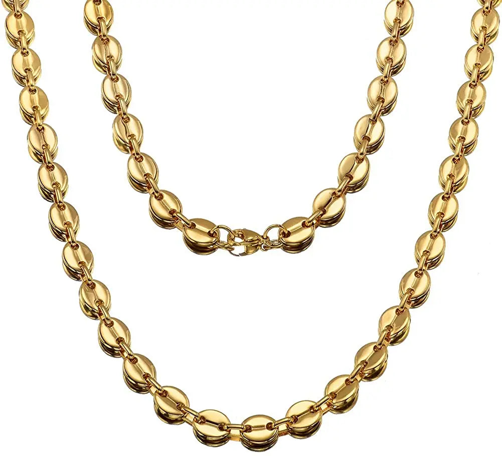 Roestvrijstalen Koffieboon Ketting Uniseks