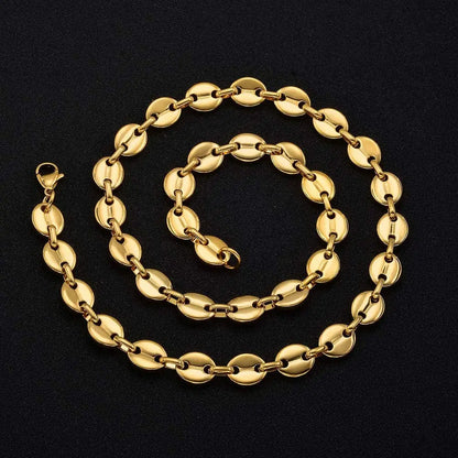 Roestvrijstalen Koffieboon Ketting Uniseks