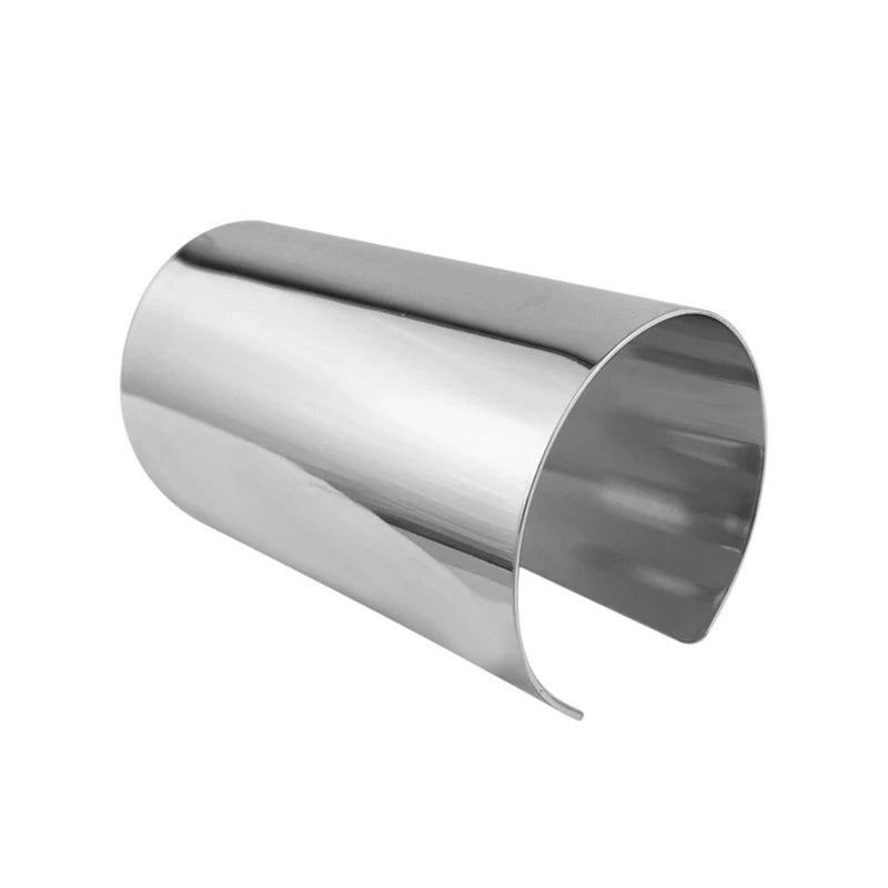 Open damesmanchetarmband met geometrische vormen